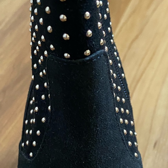 ZARA SUEDE ANKLE KITTEN HEEL BOOTS :D - Picture 7 of 16